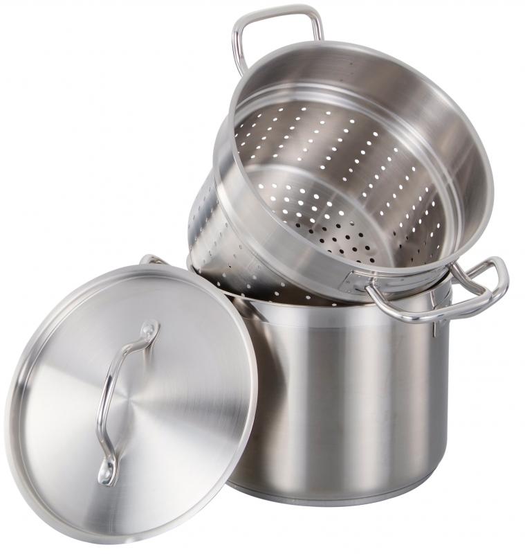 12 QT Stainless Steel Steamer / Pasta Cooker