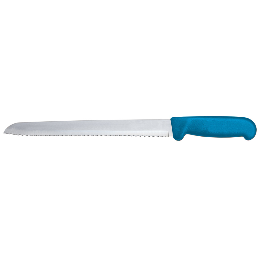 8-inch Slicer Narrow Blade Knife with Blue Polypropylene Handle