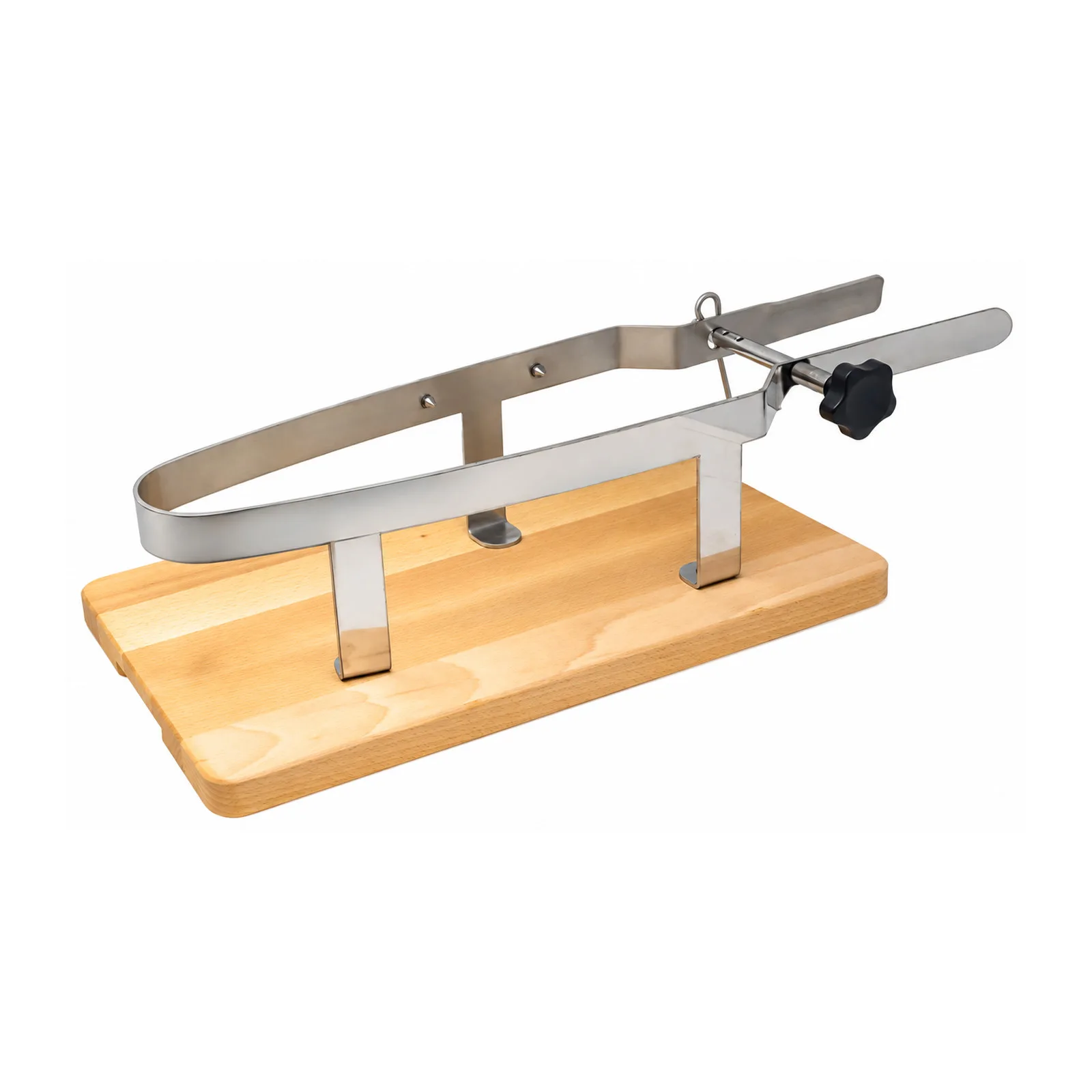 Prosciutto Holders with Wooden Base