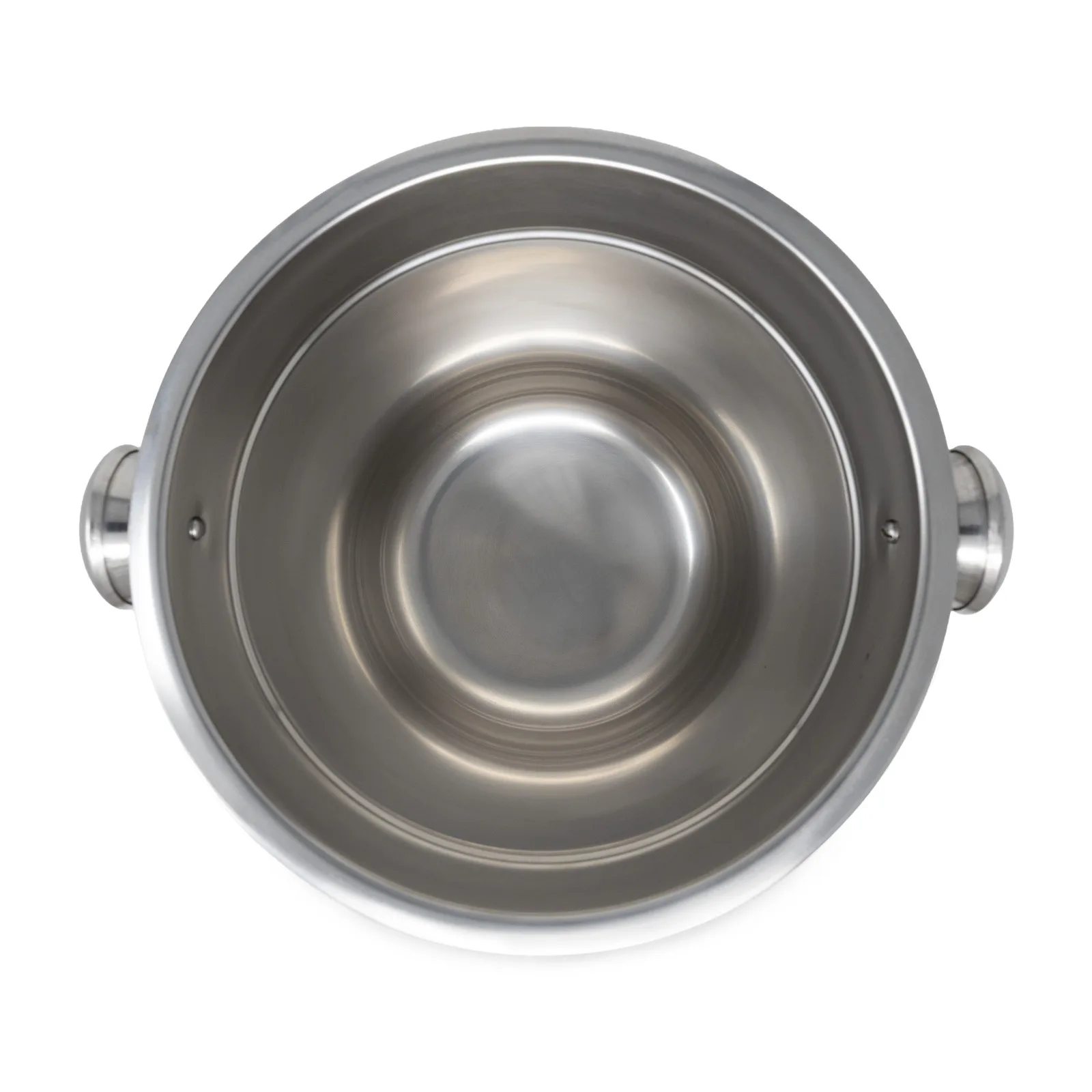 8 qt Stainless Steel Wine Bucket with Knob Handle