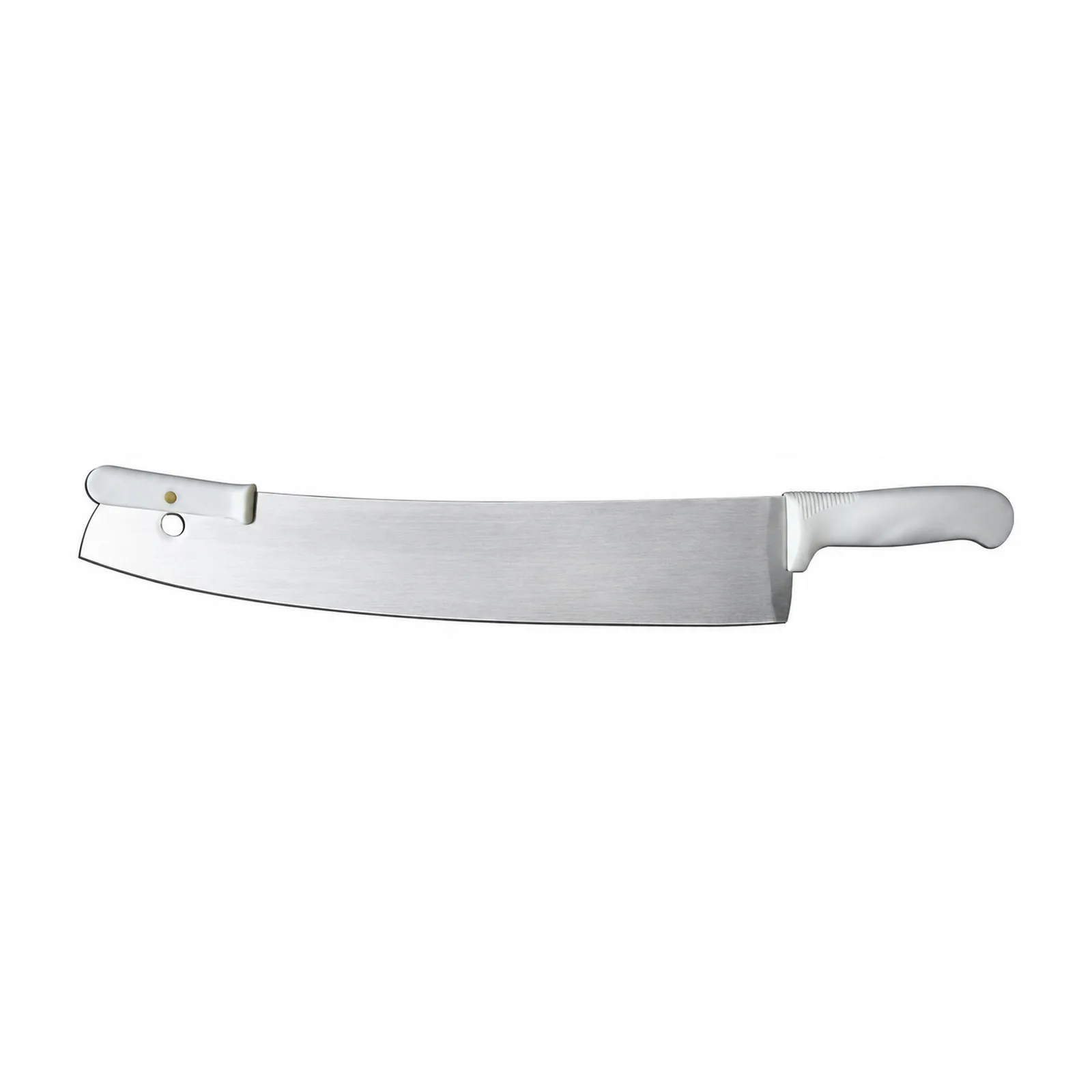 16″ Pizza Knife with White Double Handle