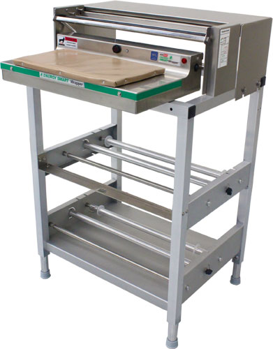 Double Roll Capacity Floor Wrapping Machine with Hot Plate