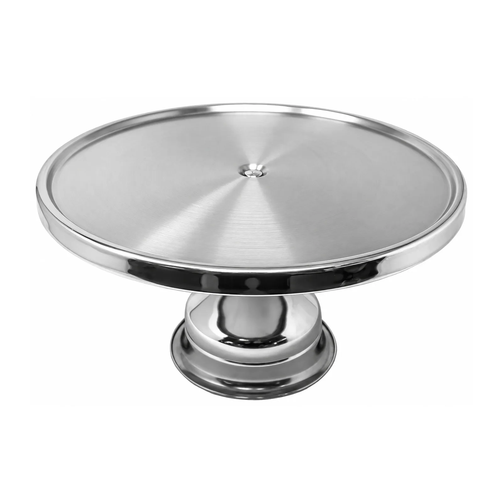 13″ Stainless Steel Cake / Pizza Stand with Mirror Finish