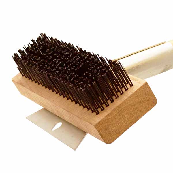 Ultimate Oven And Grill Brush with Round Carbon Steel Wires