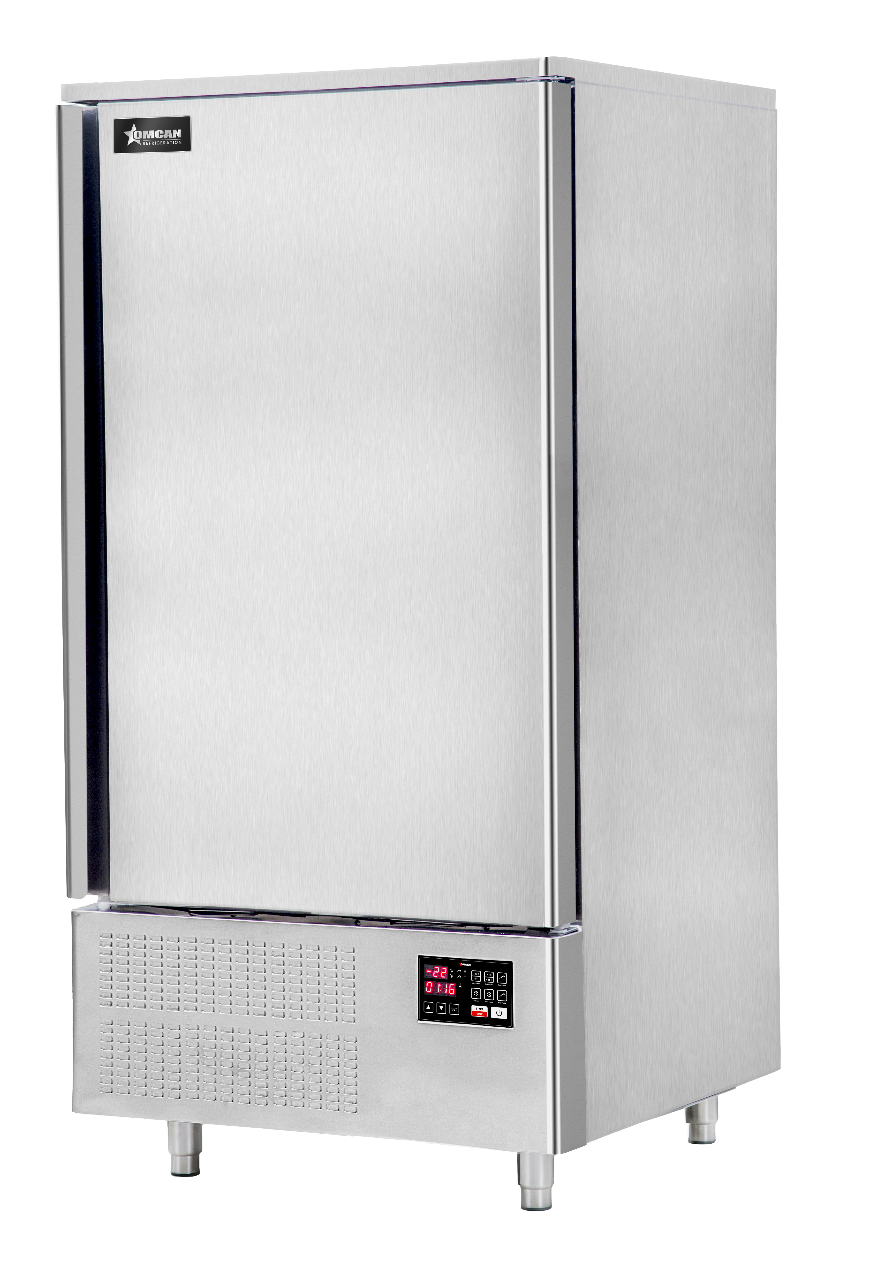 31“ Blast Chiller with 10 x GN 1/1 Pans and Membrane Switch - 1300W