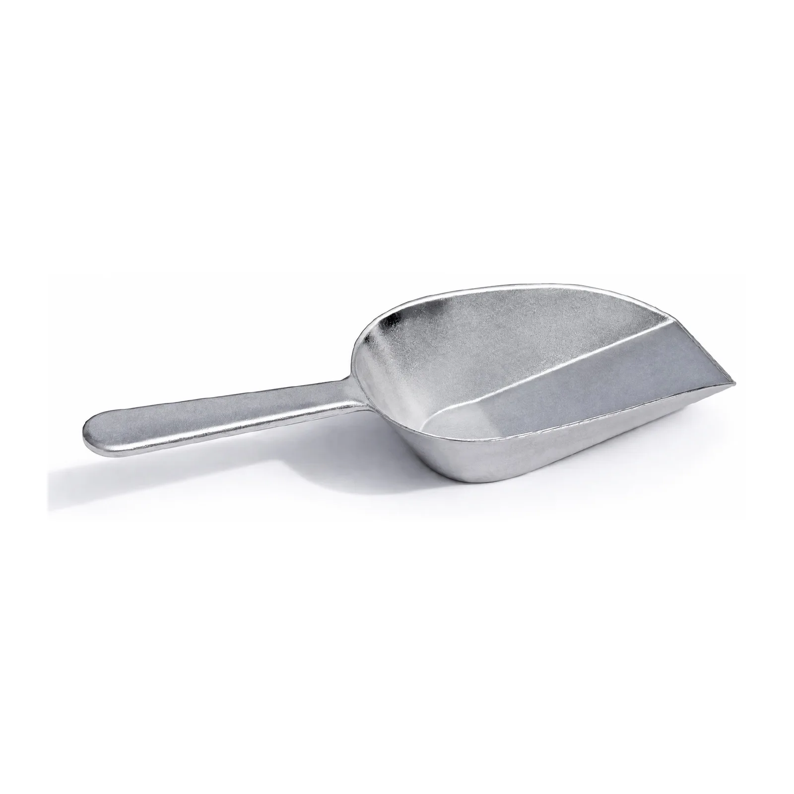 7 oz Aluminum Scoop with Flat Bottom