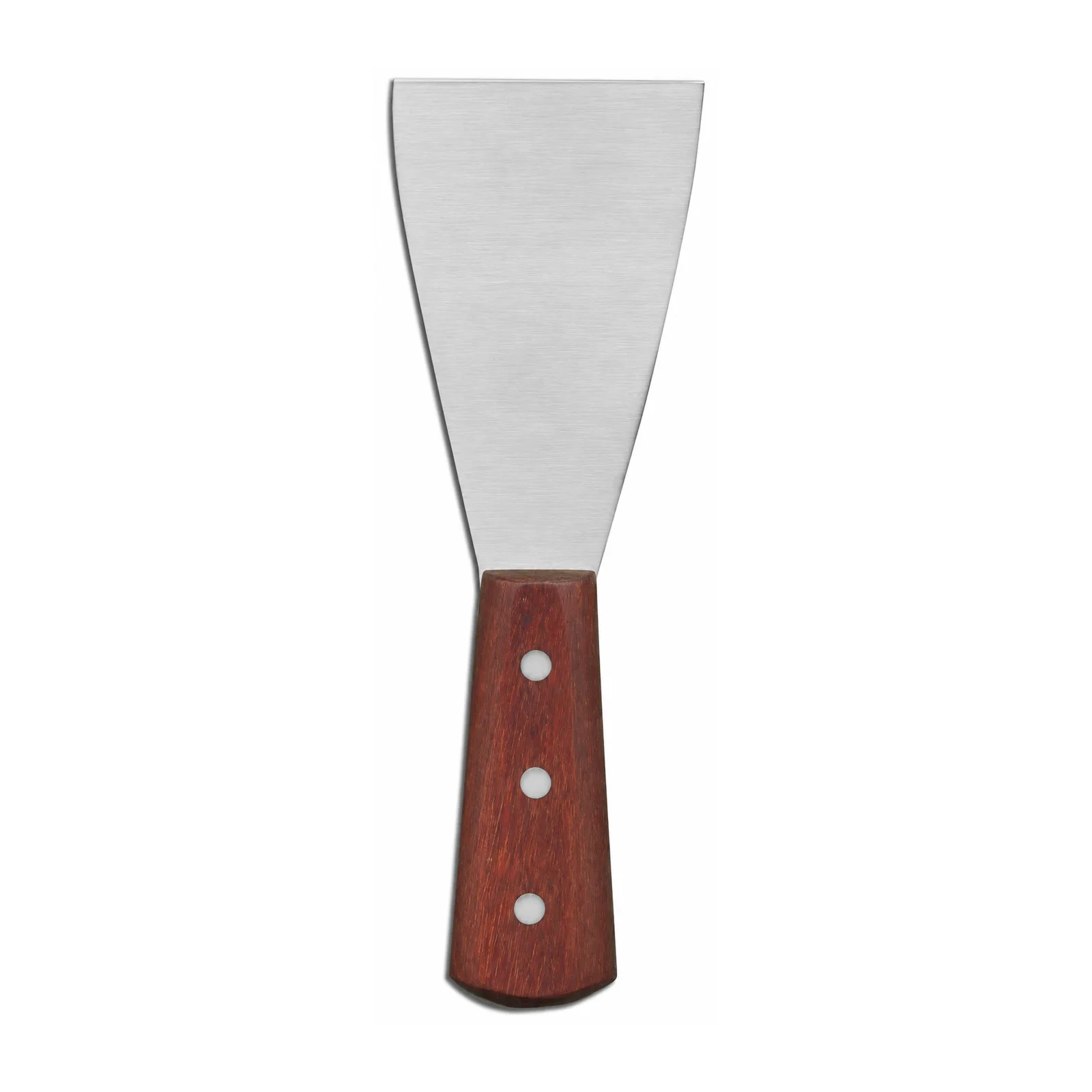4.75″ x 3″ Stainless Steel Pan Scraper with Wooden Handle
