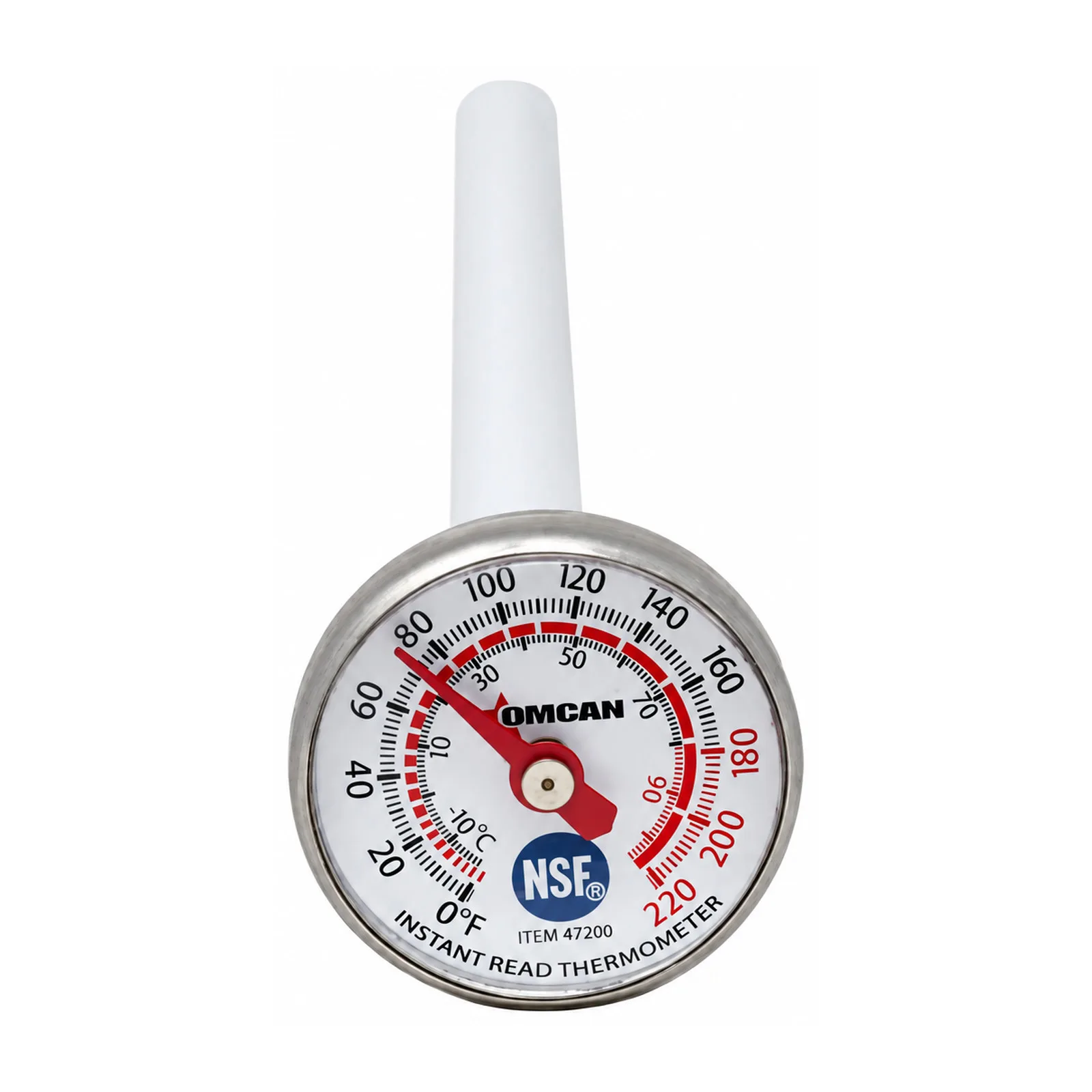 Pocket Test Thermometer 1″ dia. with Built-In Clip On The Protective Sleeves NSF