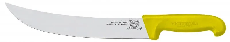 12″ Steak Knife with Yellow Super Fiber Handle
