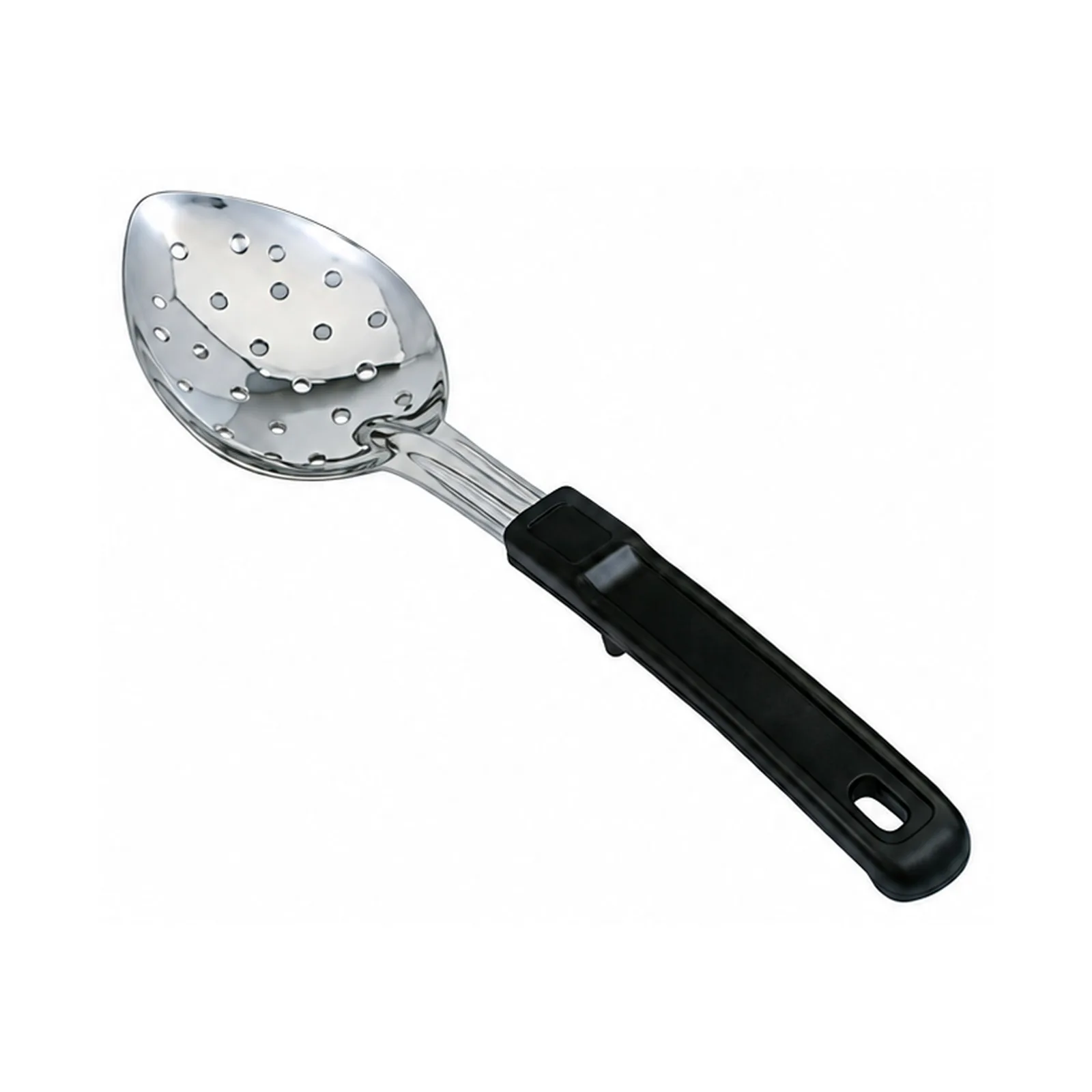 11″ Stainless Steel Perforated Basting Spoon with Stop-Hook Handle