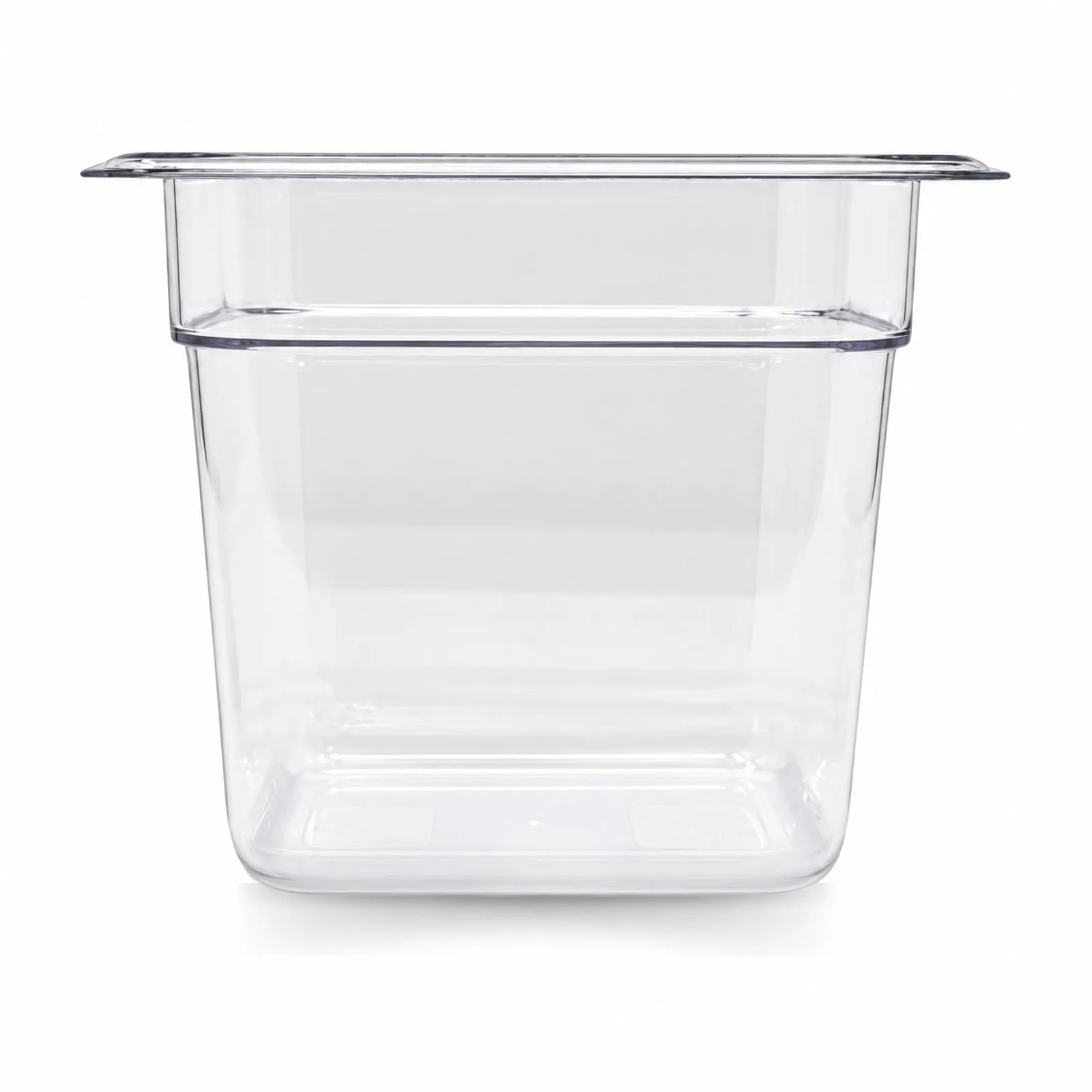 GN 1/6 Sixth-size Polycarbonate Clear Food Pan, 6″ Deep