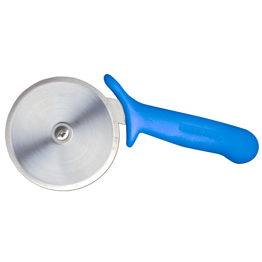 4-inch R-Style Pizza Cutter with Blue Handle