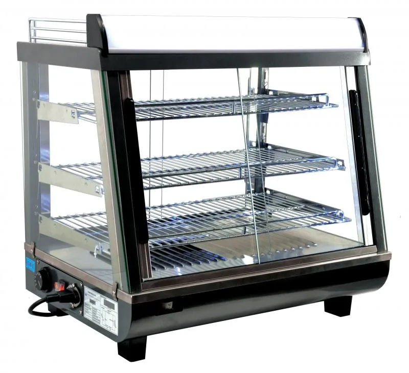 26″ Countertop Display Warmer, 3 Shelves, Sliding Front and Back Doors, Self/Full-Service, 3.3 cu. ft. (96 L) Capacity