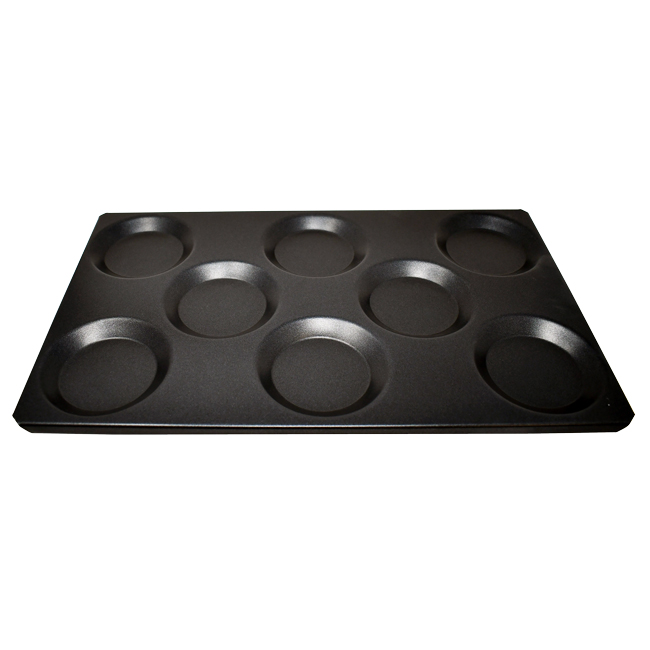 Full Size 12″ x 20″ Non-Stick Stainless Steel Multi-Baker Pan with 8 molds for Combi-Oven