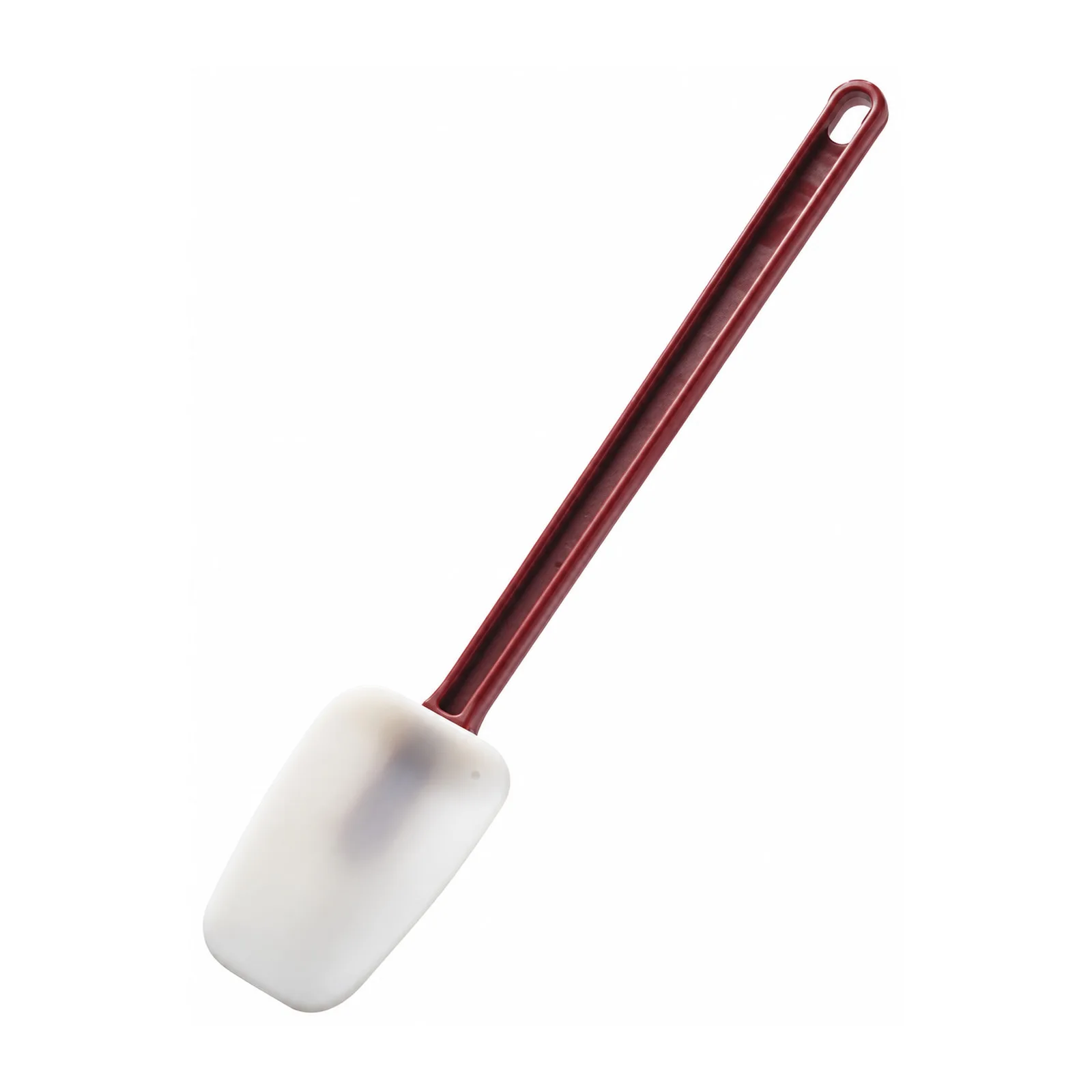 16″ High Temperature Silicone Scraper Spoonula with Red Handle
