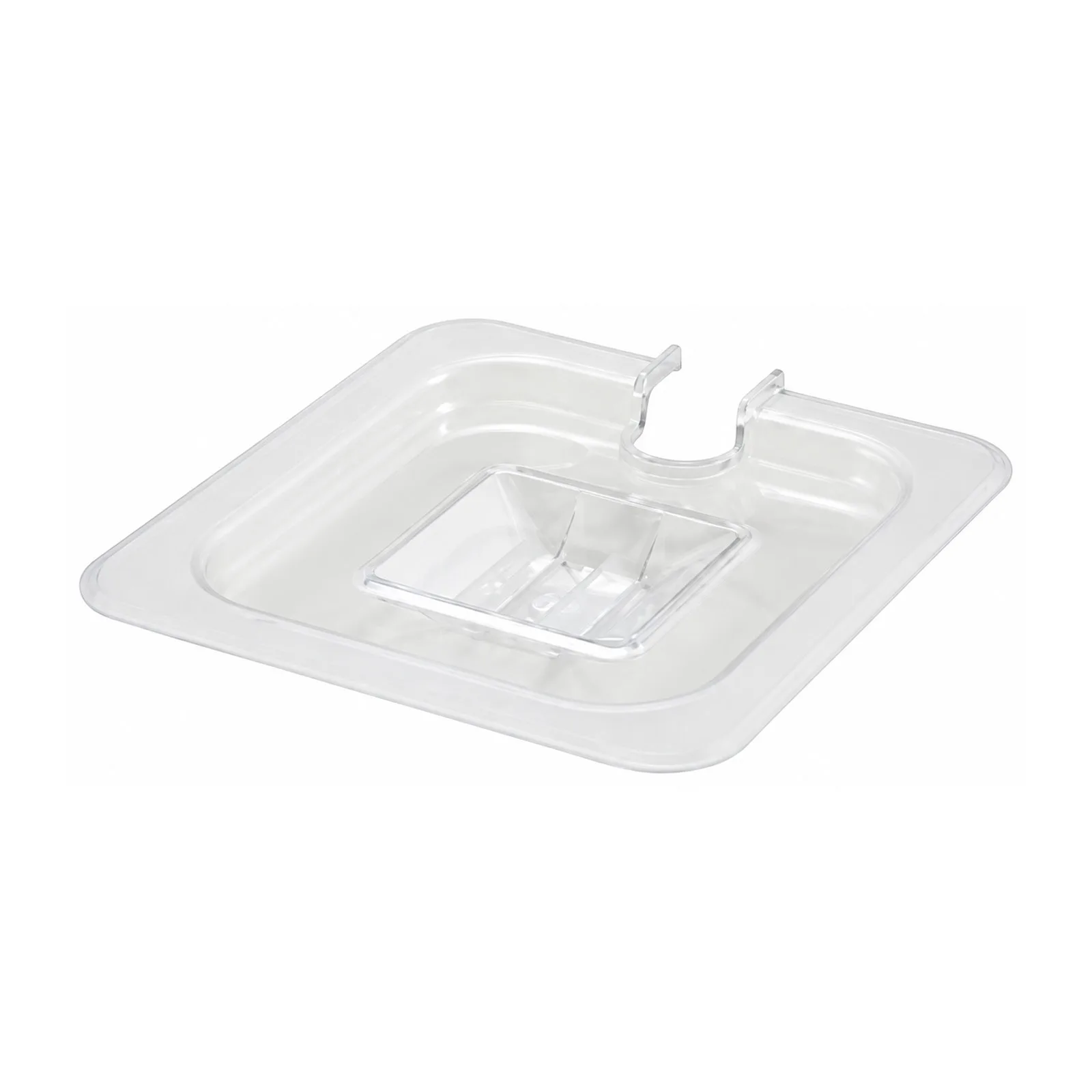 Polycarbonate Clear Slotted Cover for 1/6 Size Food Pans