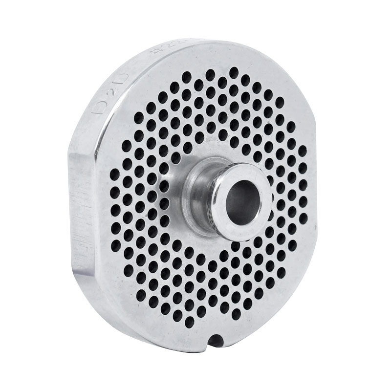 Stainless Steel #22 machine plate with hub 3.5mm (1/8″ ) – one notch with two flat sides