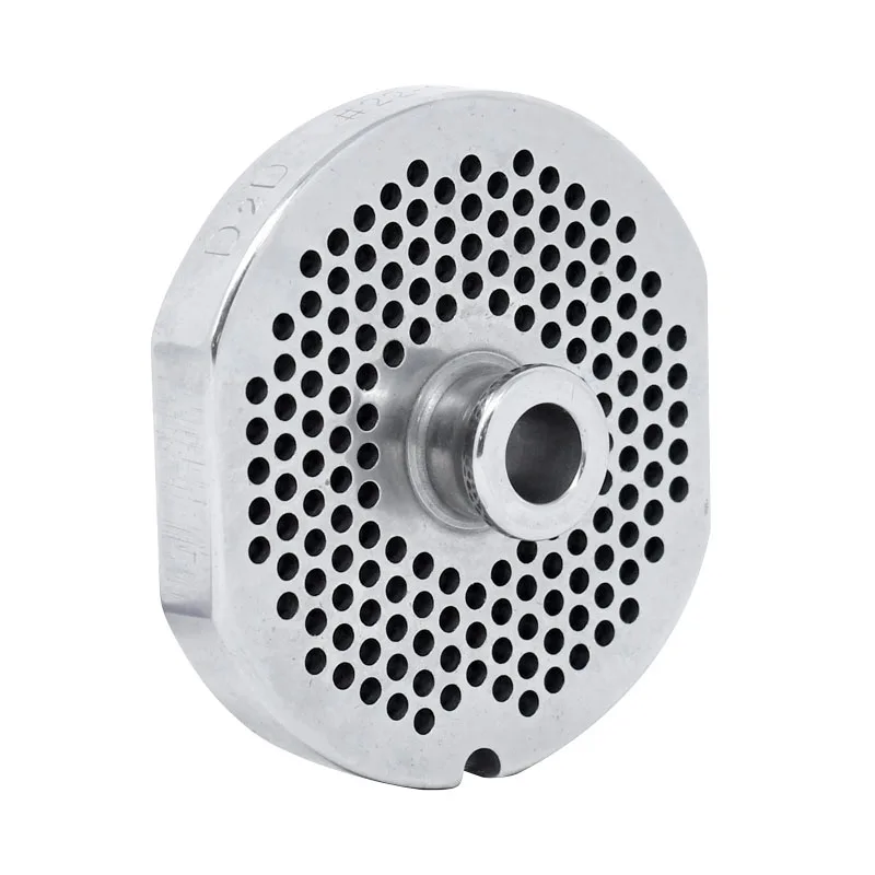 Stainless Steel #22 machine plate with hub 3.5 mm (1/8″) – one notch with two flat sides