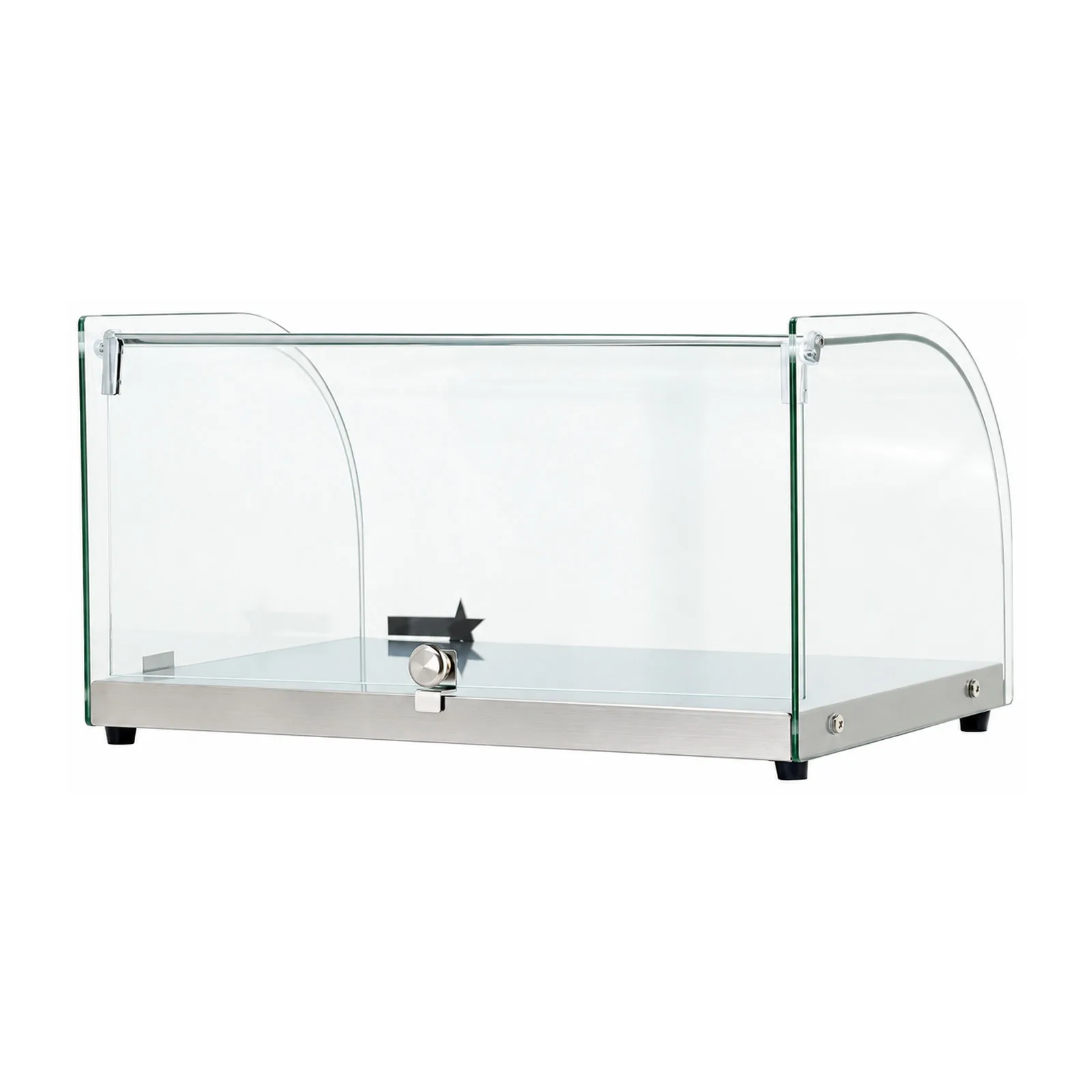 22″ Countertop Food Display Case with Curved Front Glass and 25 L capacity
