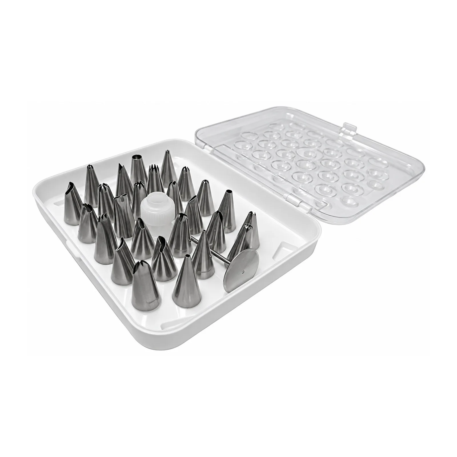 26 Piece Seamless Stainless Steel Cake Decorating Set