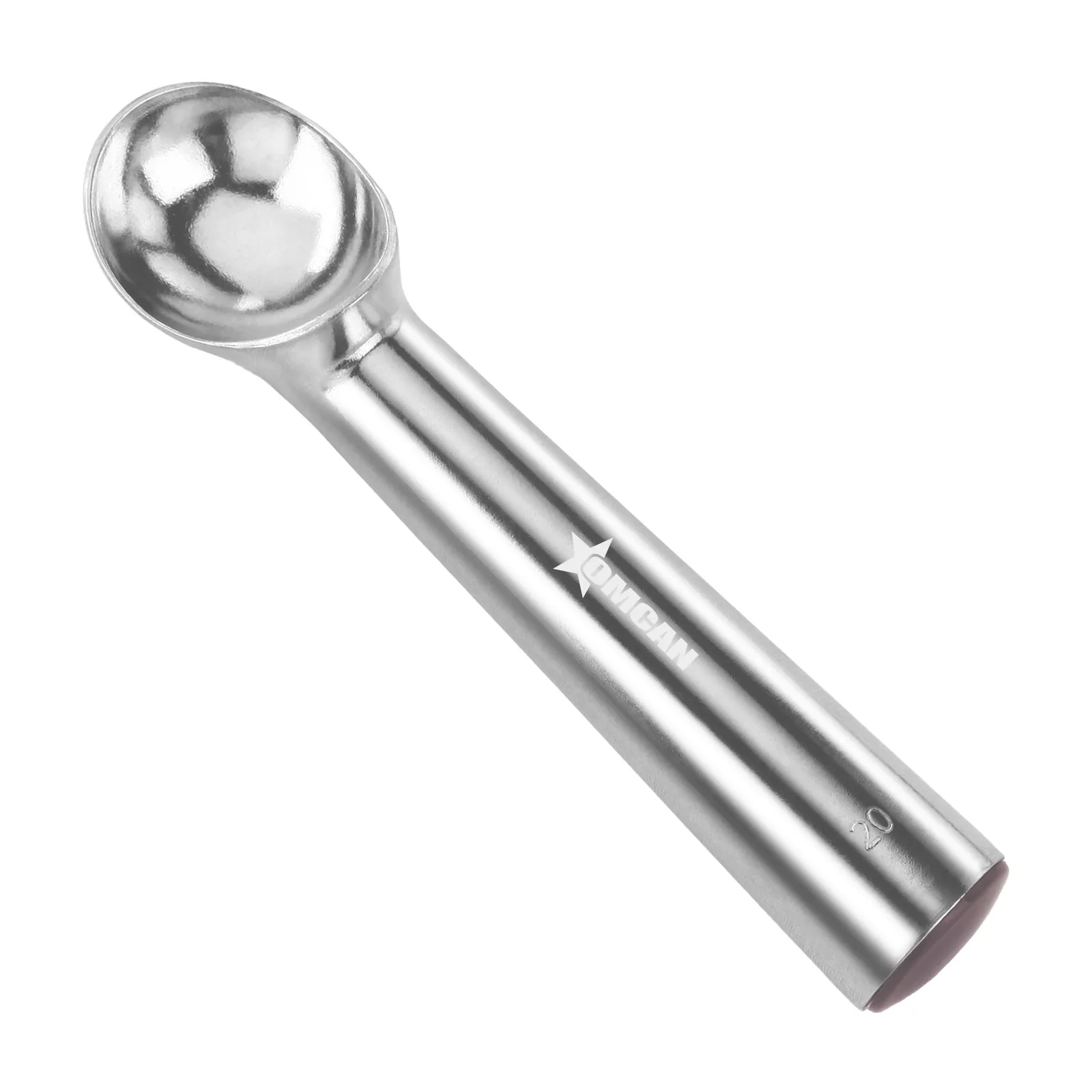 Aluminum Ice Cream Scoop / Dipper #20, Brown – 2 oz (59 mL)