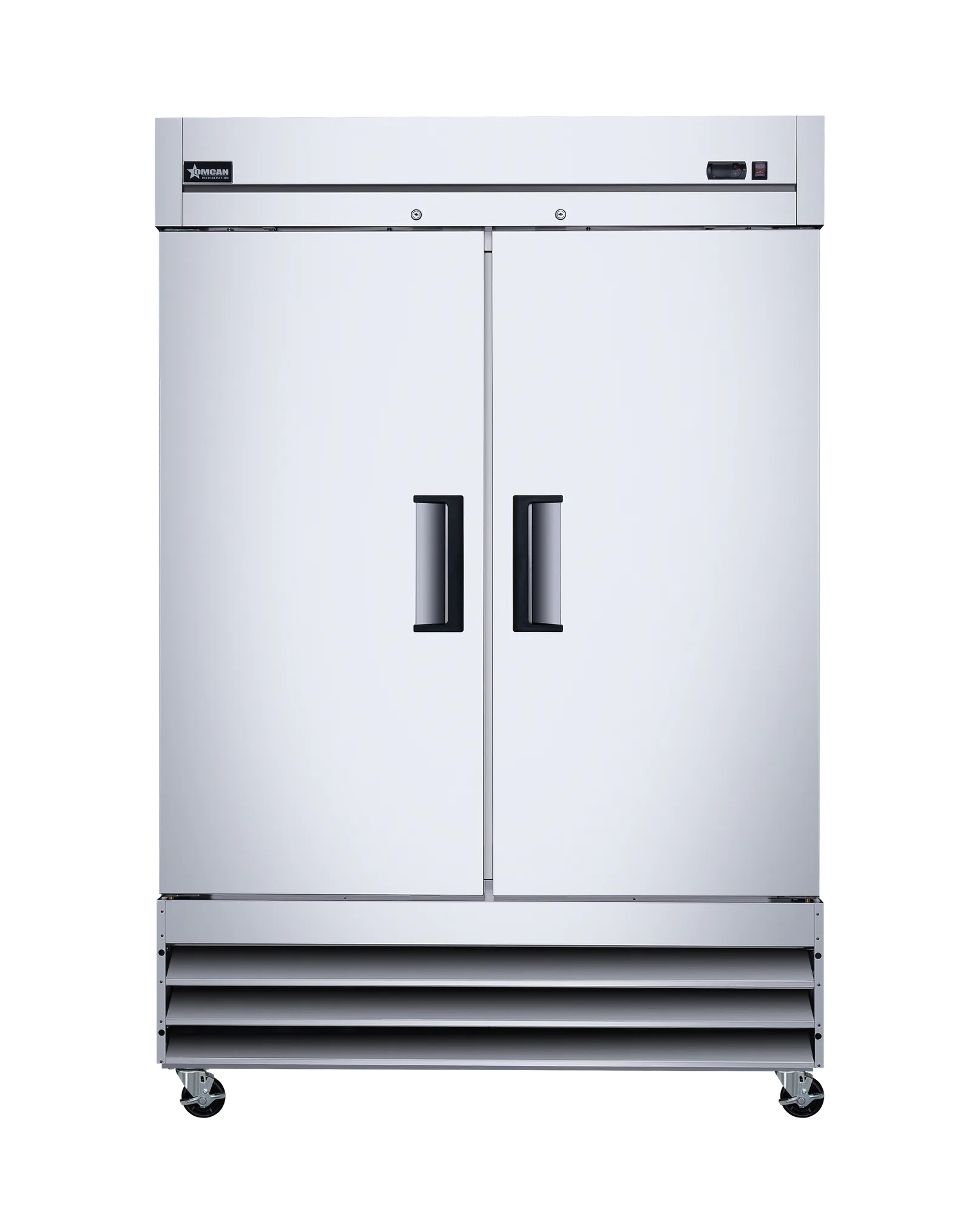54″ Two (2) Door Reach-in Refrigerator, 47 cu. ft. (1330 L), Stainless Steel