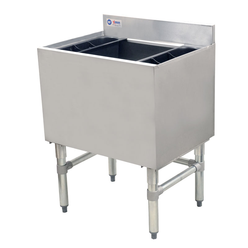 24″ Stainless Steel Ice Bin