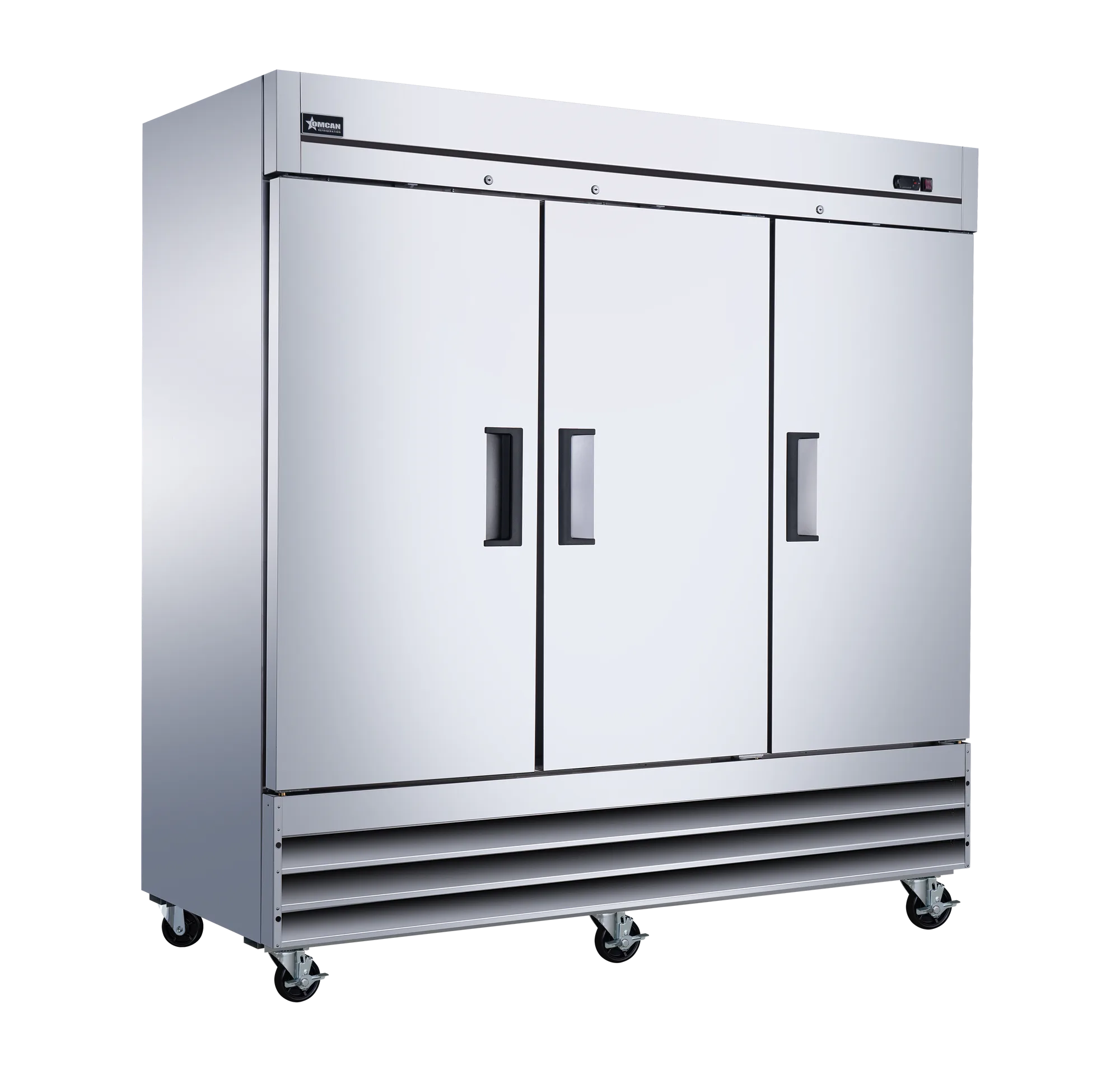 81″ Three (3) Door Reach-in Refrigerator, 72 cu. ft. (2040 L), Stainless Steel