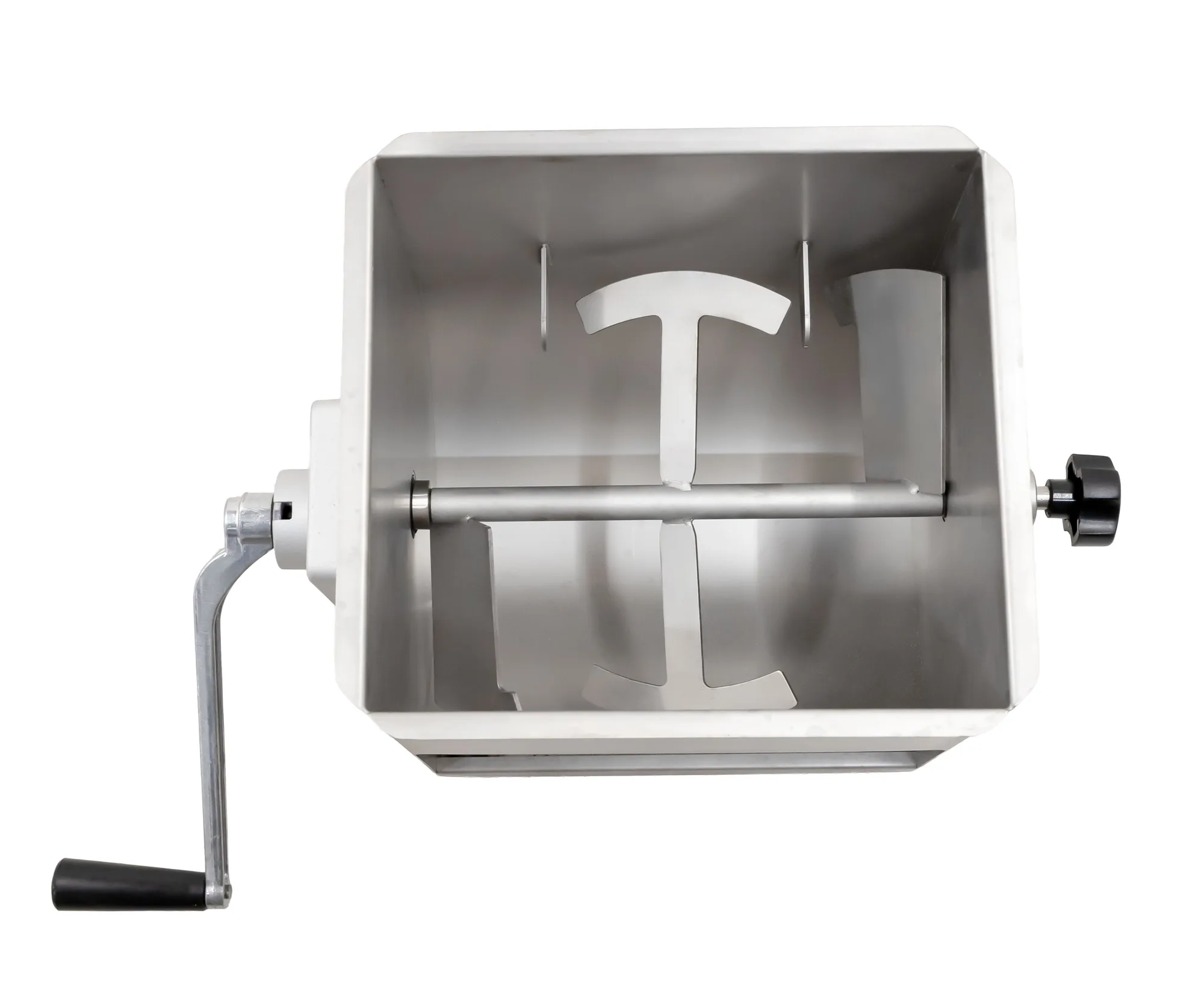 Stainless Steel Manual Non-Tilting Meat Mixer – 44 lb (20 kg)