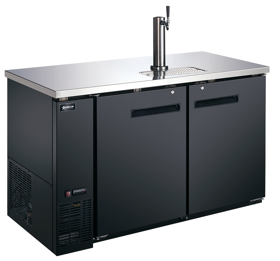 59″ Two (2) Door Kegerator / Beer Dispensers with One Tap, 19 cu.ft. (547 L)