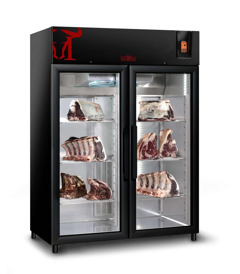 Primeat 2.0 Meat Edition Preserving and Dry Aging Cabinet 1400 Standard with 440 lb/200 Kg Capacity – Black