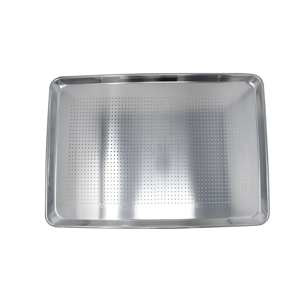 18″ x 26″ Full Size Aluminum Perforated Bun Pan Tray 20-Gauge