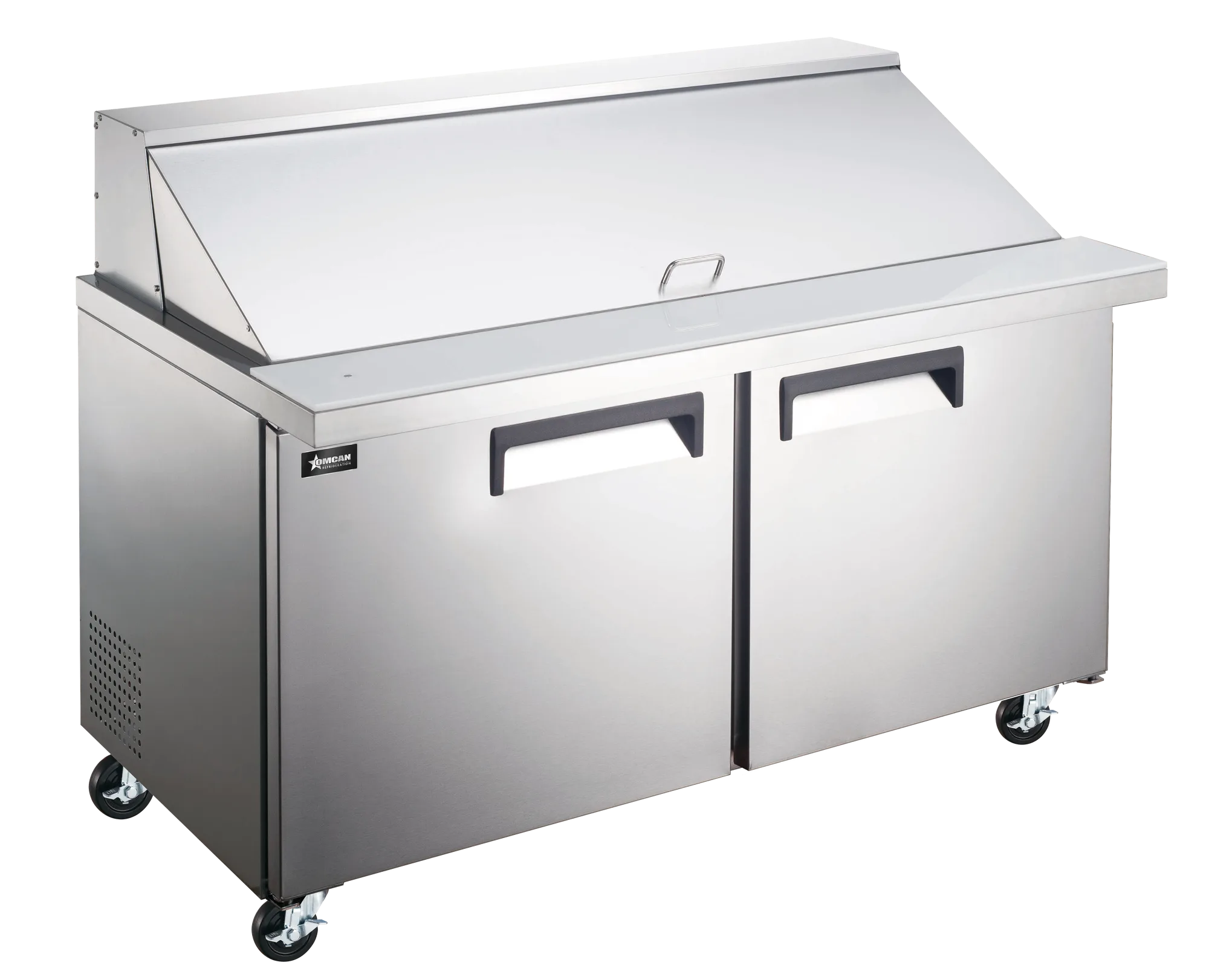 60″ Two (2) Door Mega Top Refrigerated Prep Table, 15 cu. ft. (425 L), Stainless Steel