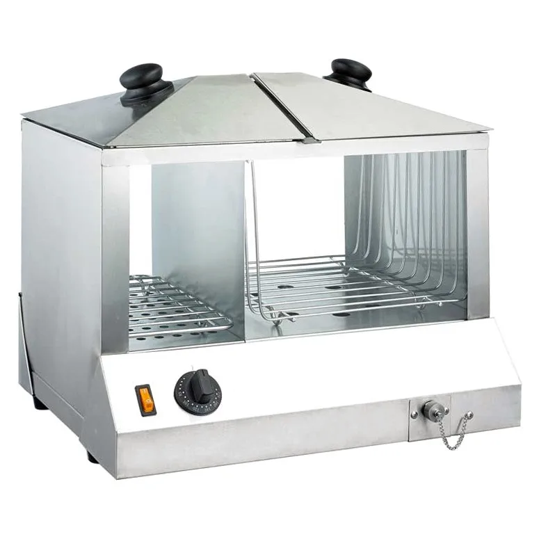 18″ Hotdog Steamer and Bun Warmer – 200 hotdogs and 60 buns capacity