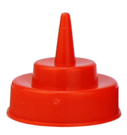 Red Cap for Wide Mouth Squeeze Bottles 12/16/24/32 oz