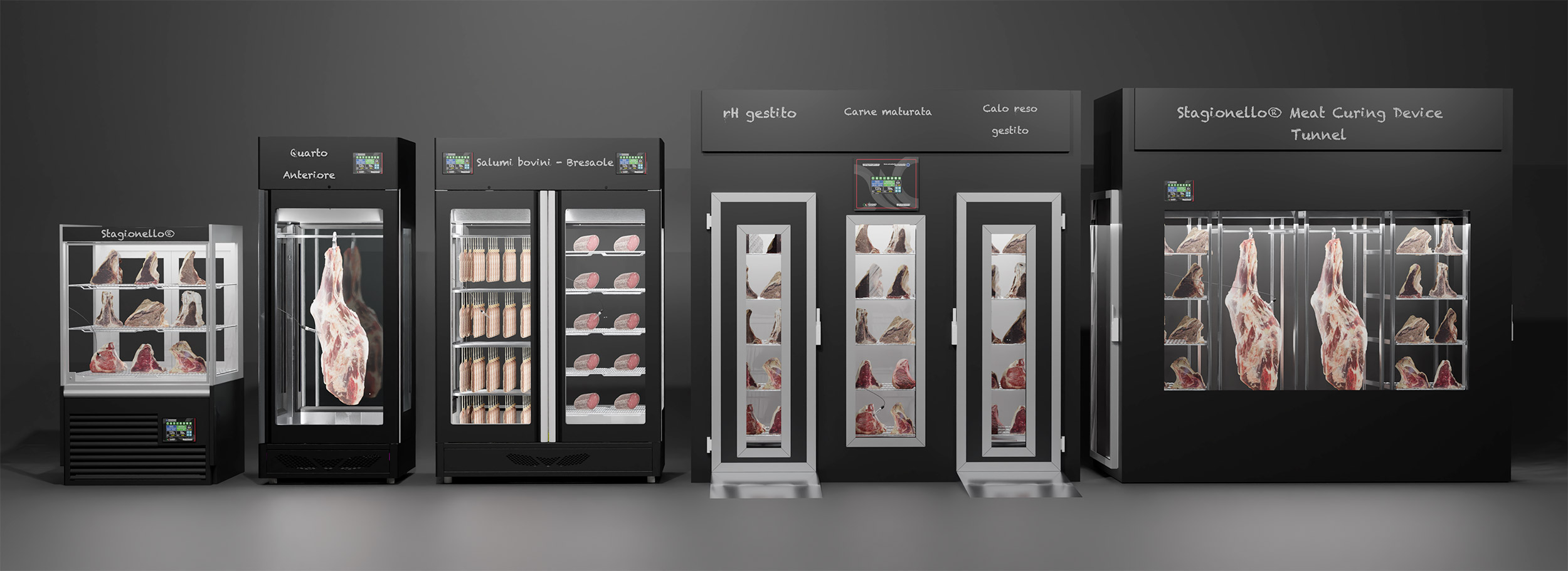 Dry Aging and Curing Cabinets