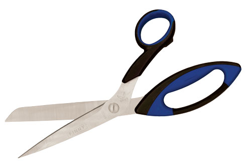 Stainless Steel Poultry Shears with Blue and Black Handles