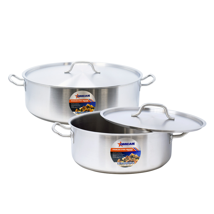 Stainless Steel Brazier Pans