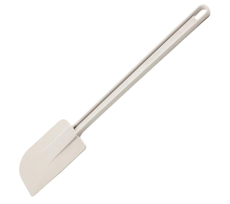 14-inch White Rubber Scraper with Plastic Handle