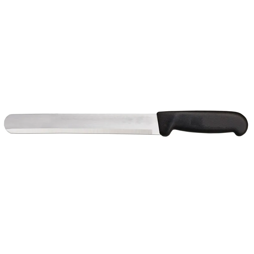 12″ Slicer Straight Knife with Black Polypropylene Handle