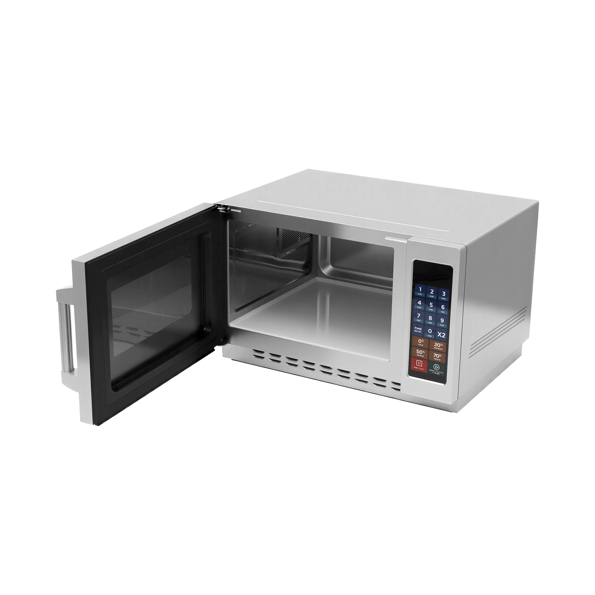 Commercial Microwave with 1.2 cu. ft. Interior and Push Button Controls - 1,500 W, 120 V/60 Hz/1 Ph