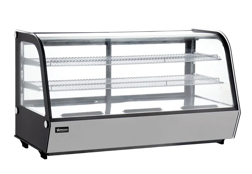 48″ Two (2) Shelf Countertop Refrigerated Display, 7.13 cu. ft. (202 L), Stainless Steel
