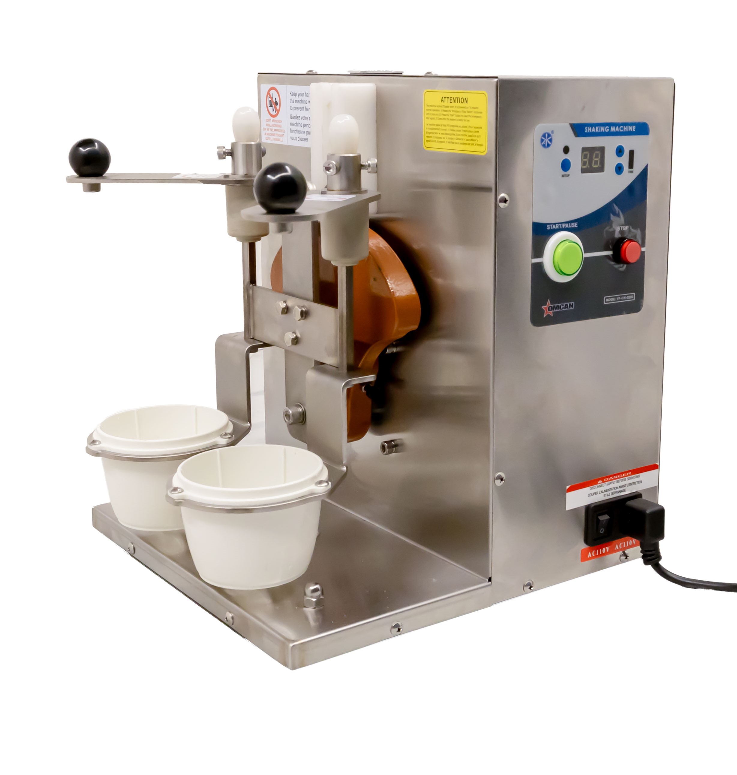 Bubble Tea / Drink Shaking Machine with Double Cup Holders