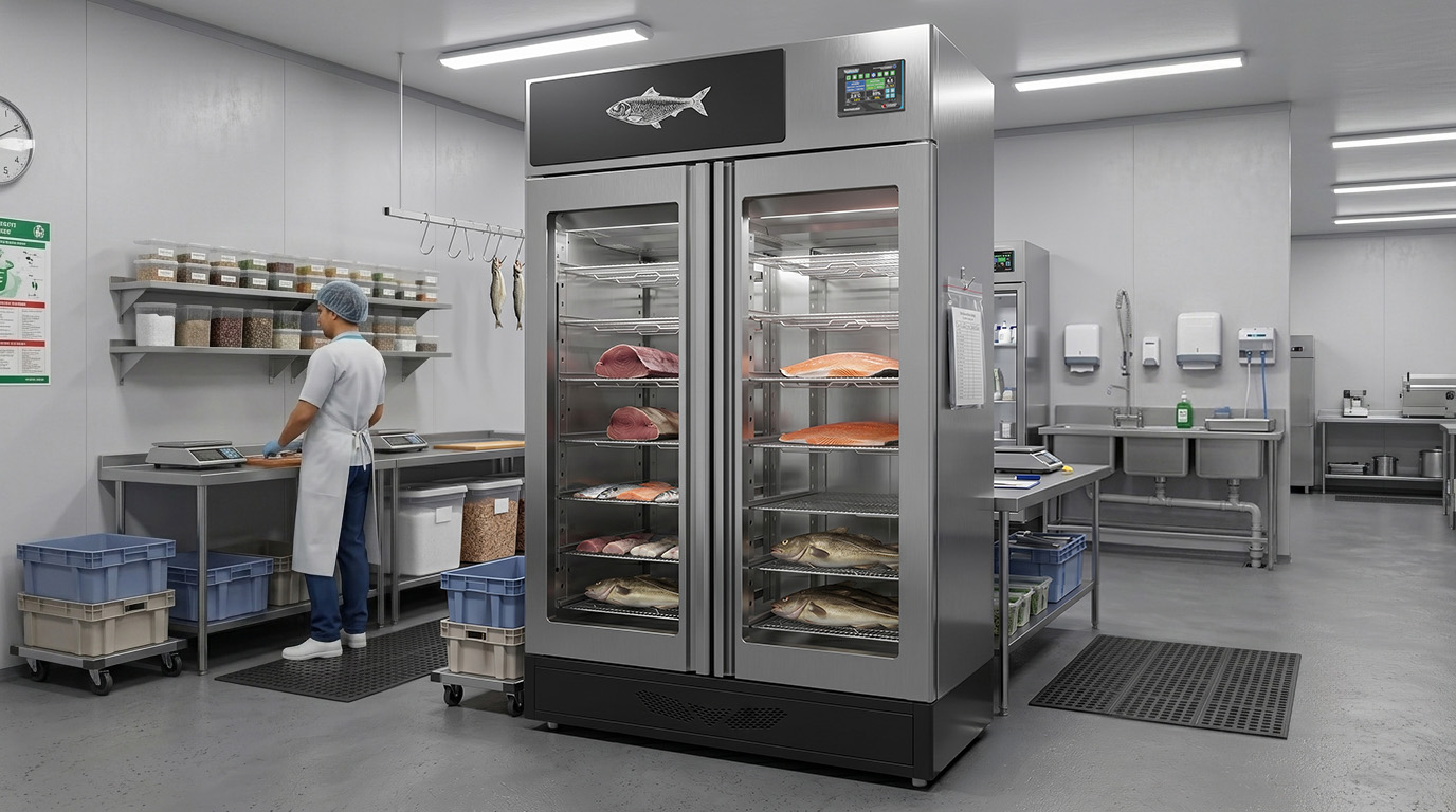 Pesciugatore® Fish Curing Cabinet with 440 LB/200 KG Capacity