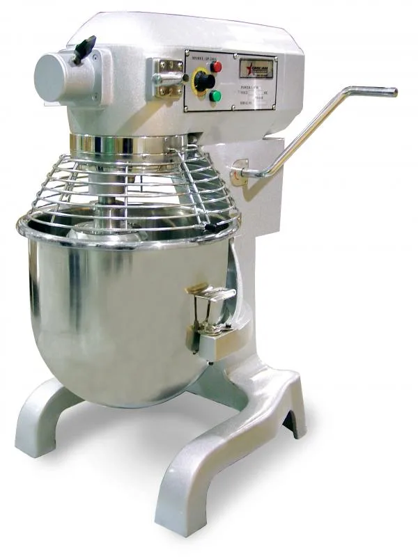 20 qt Standard-Duty Planetary Mixer with Guard and Timer – 110 V, 1 Ph, 1120 W