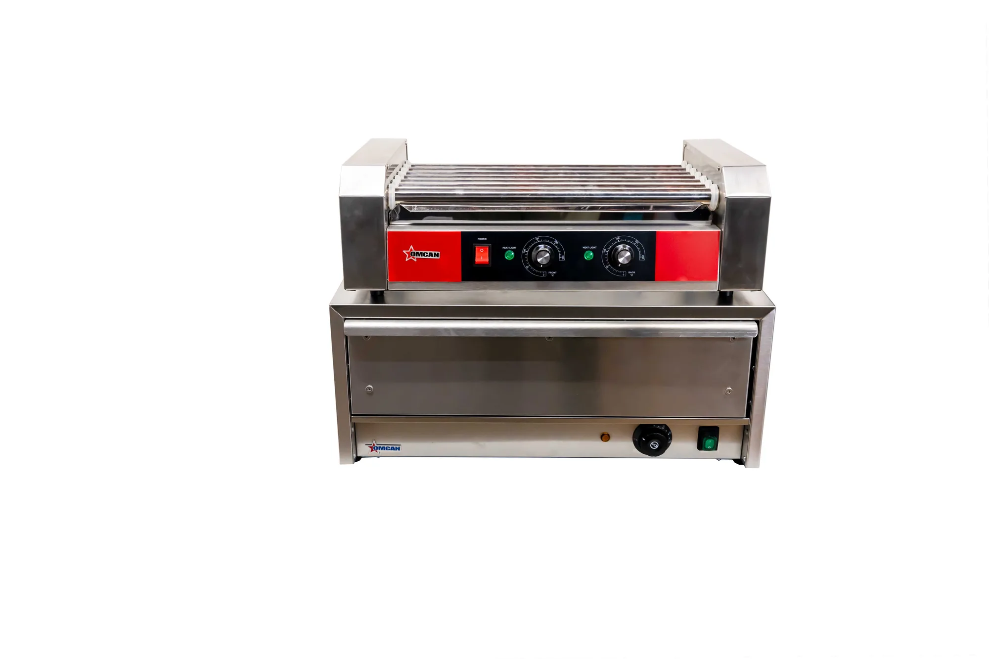 18 Hot Dog Roller Grill with 7 Rollers – 120 V, 910 W