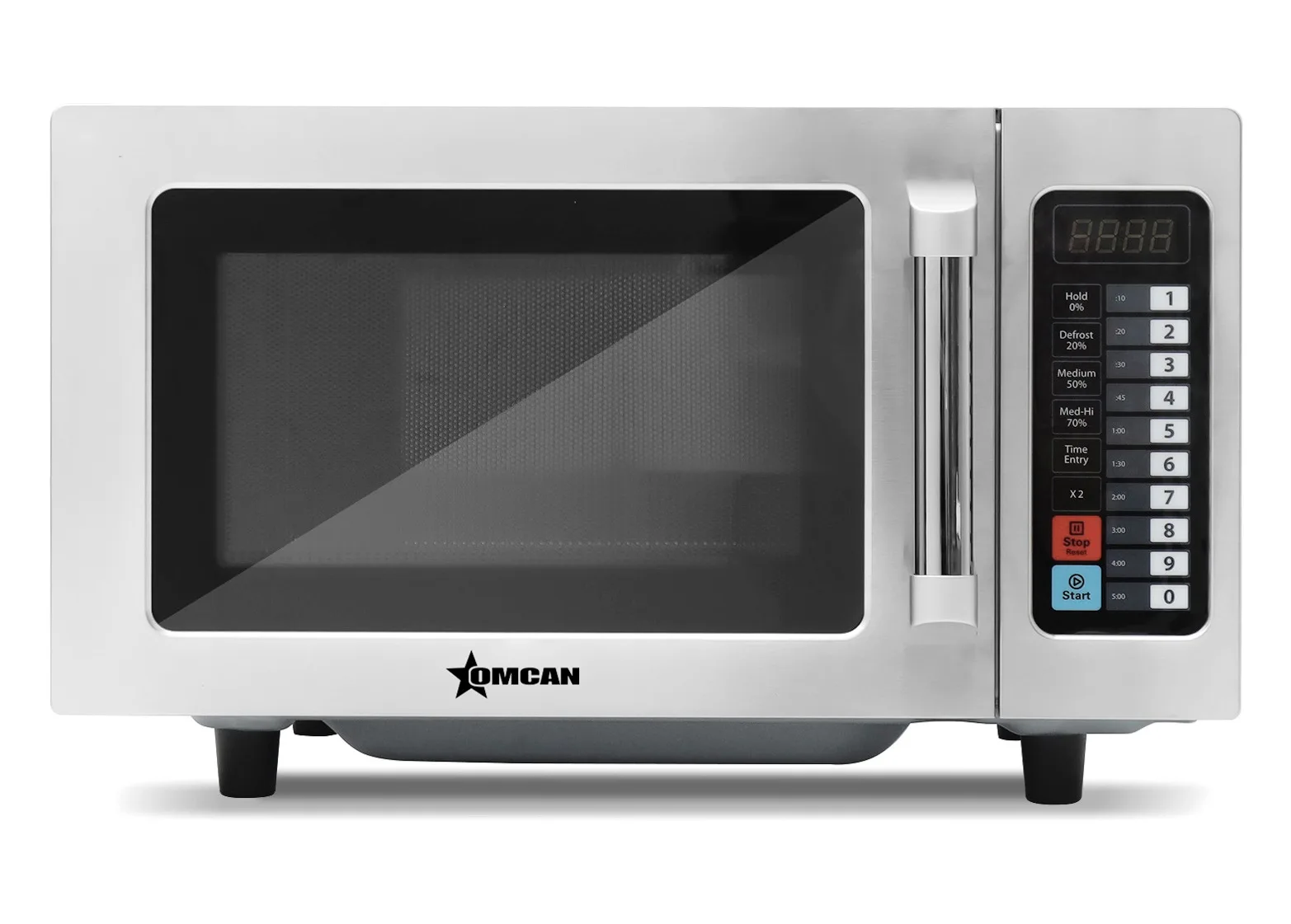 Commercial Microwave with 0.9 cu. ft. Interior and Push Button Controls – 1,000 W, 120 V, 1 Phase