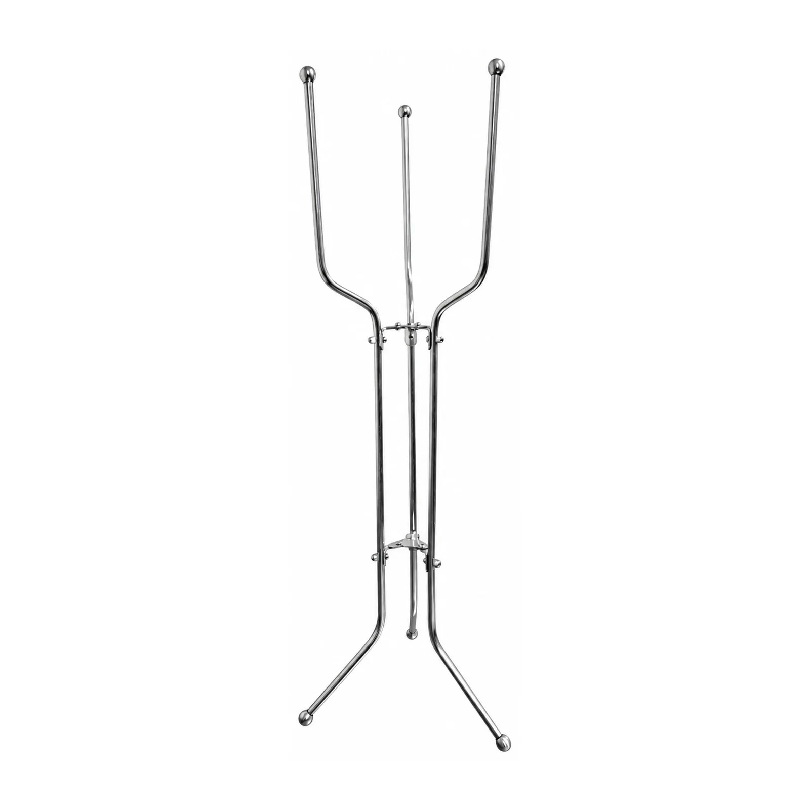 Chrome-coated Wine Bucket Folding Stand for 8 qt Wine Buckets