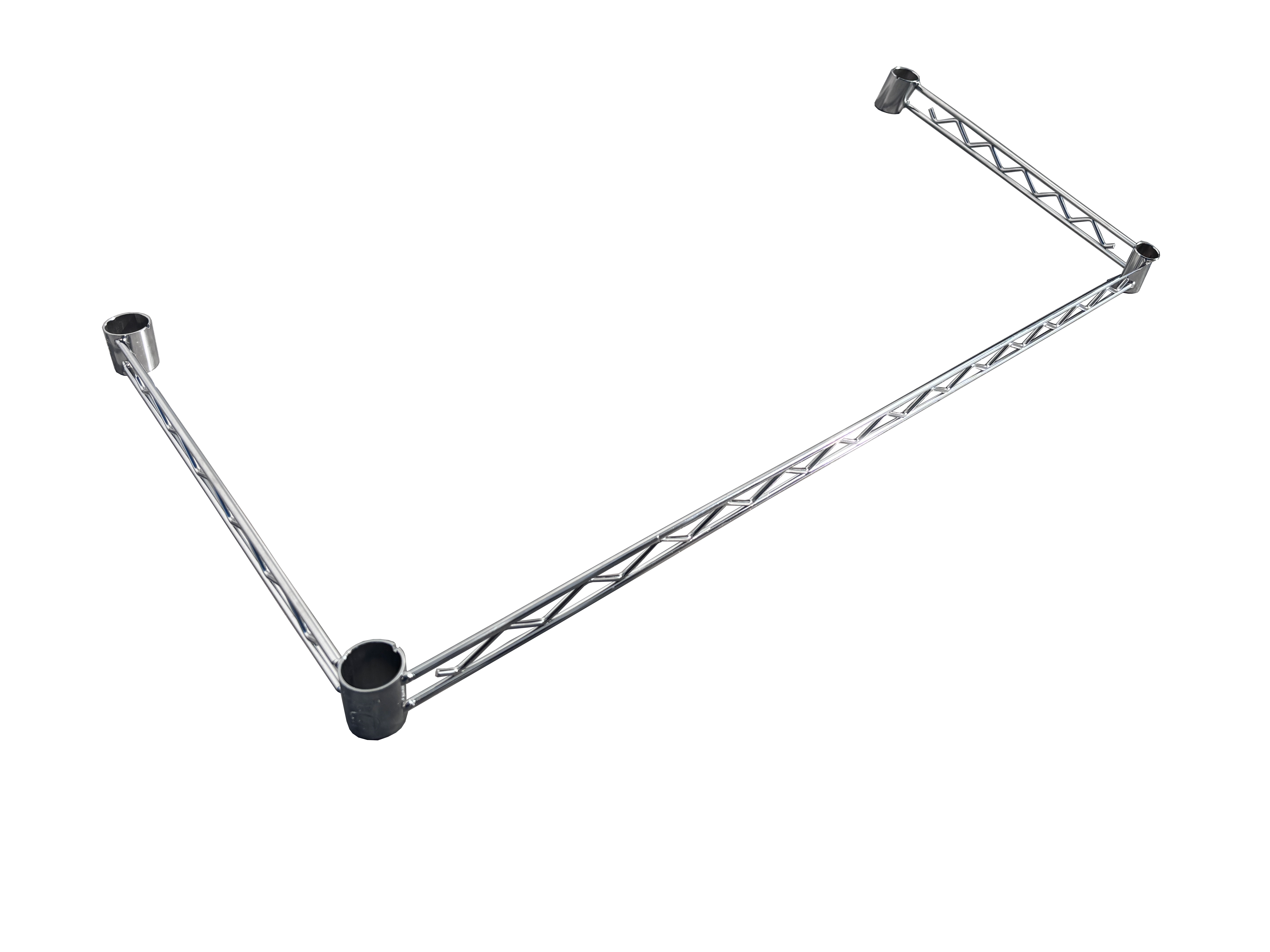 3 Sided Chrome Shelving Frame