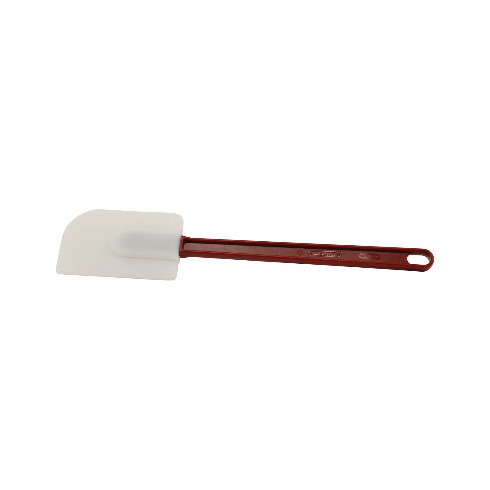 10″ High Temperature Silicone Scraper with Red Handle